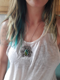 Turquoise Beetle Pendant